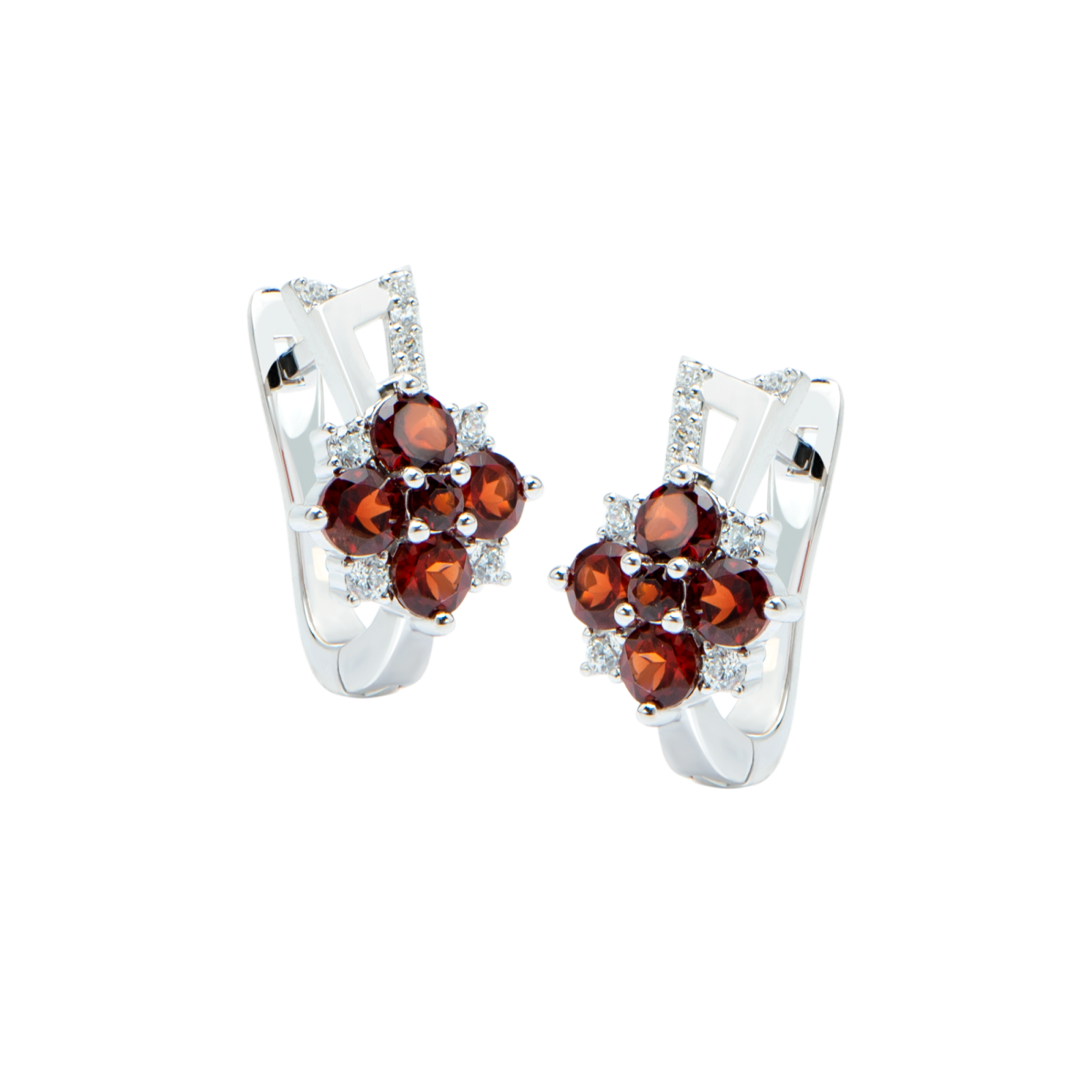 Garnet Earrings 22B085