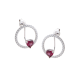 Rhodolite Earrings 21B335
