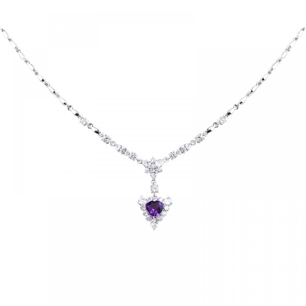Amethyst Necklace 21M.057NMBL