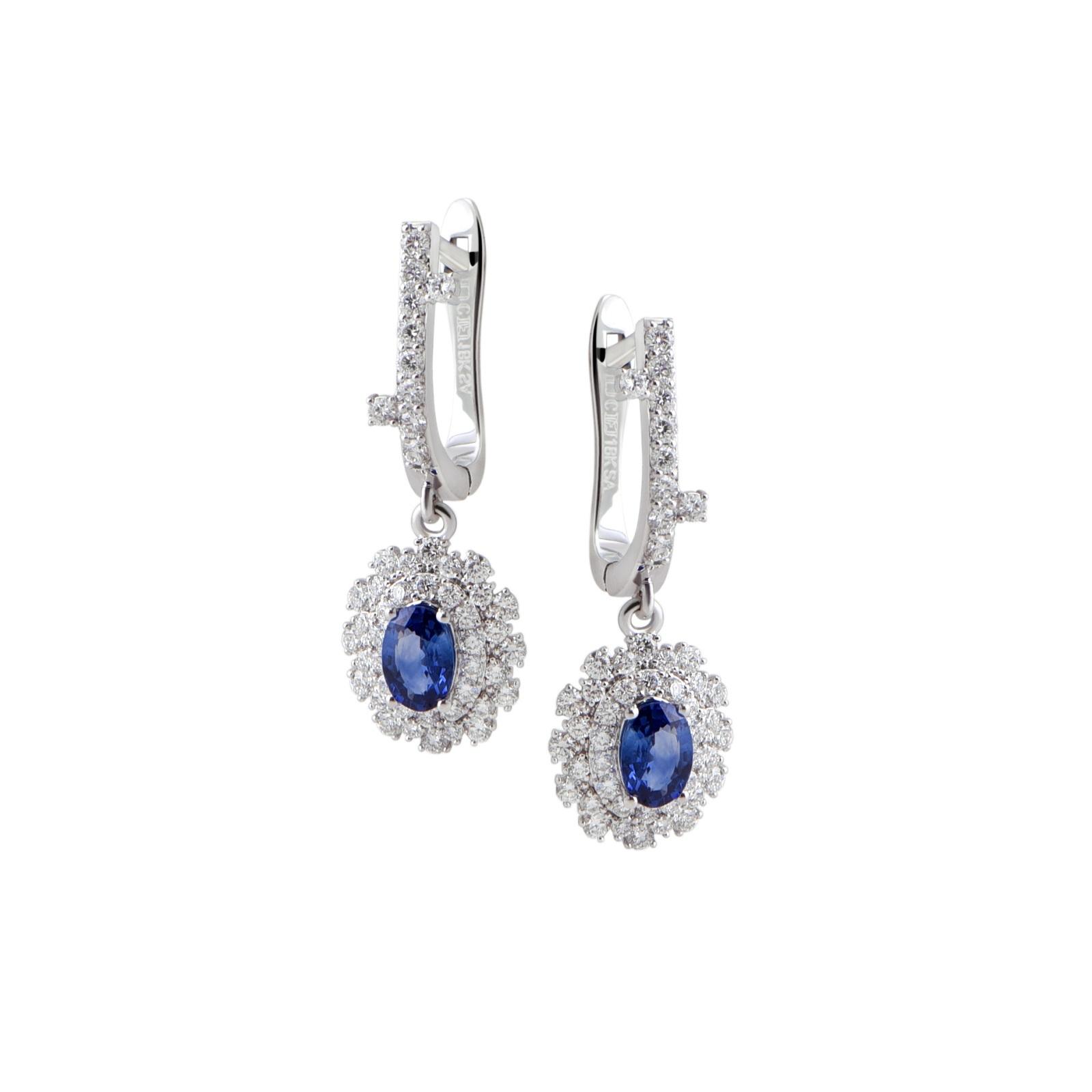Sapphire Earrings 21B.022NMBV