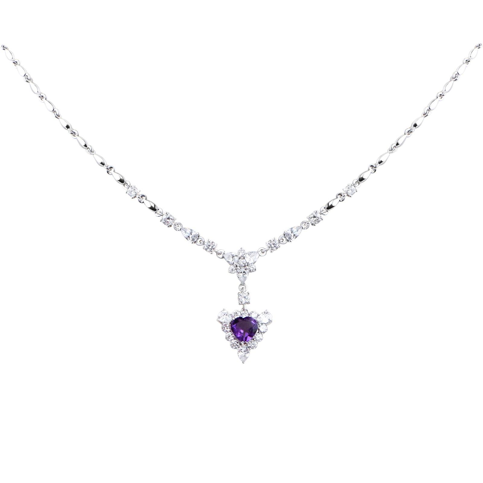 Amethyst Necklace 21M.057NMBL