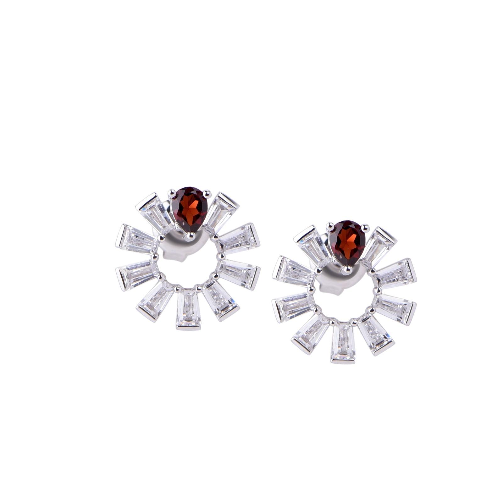 Garnet Earrings 22B030