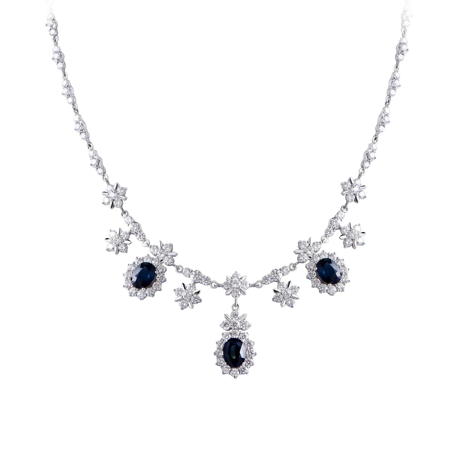 Sapphire Necklace 22M.009NMBL