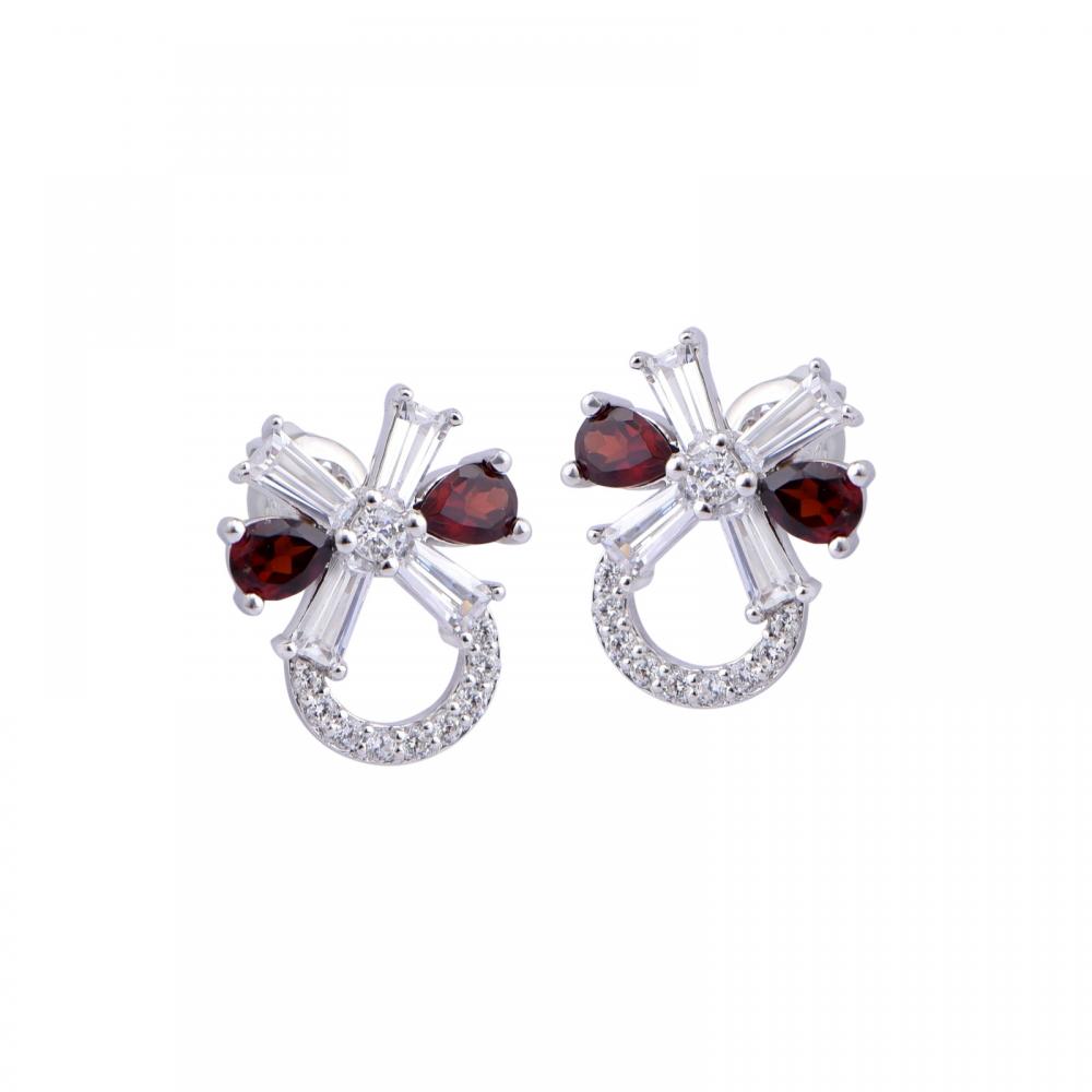 Garnet Earrings 22B059