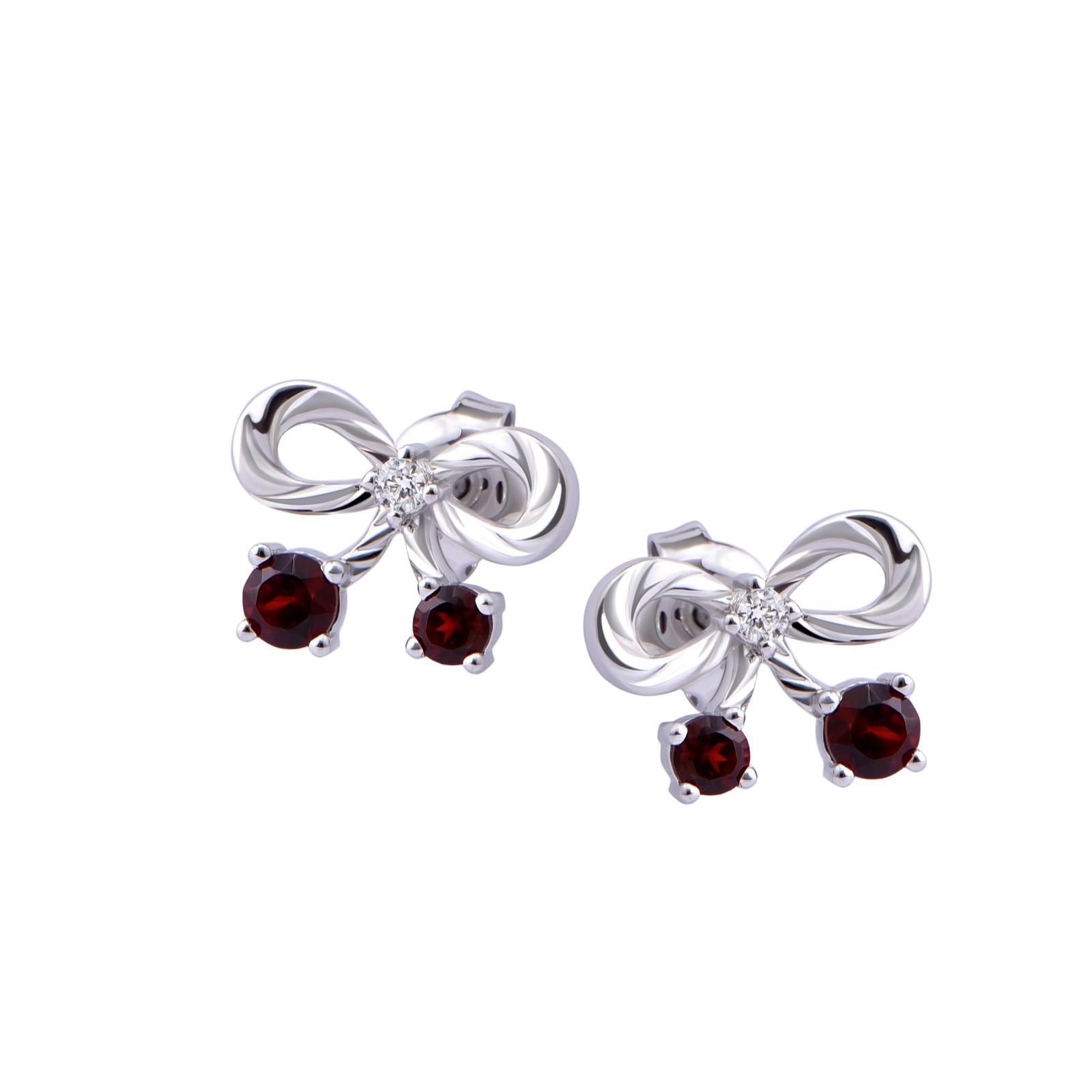 Garnet Earrings 22B050