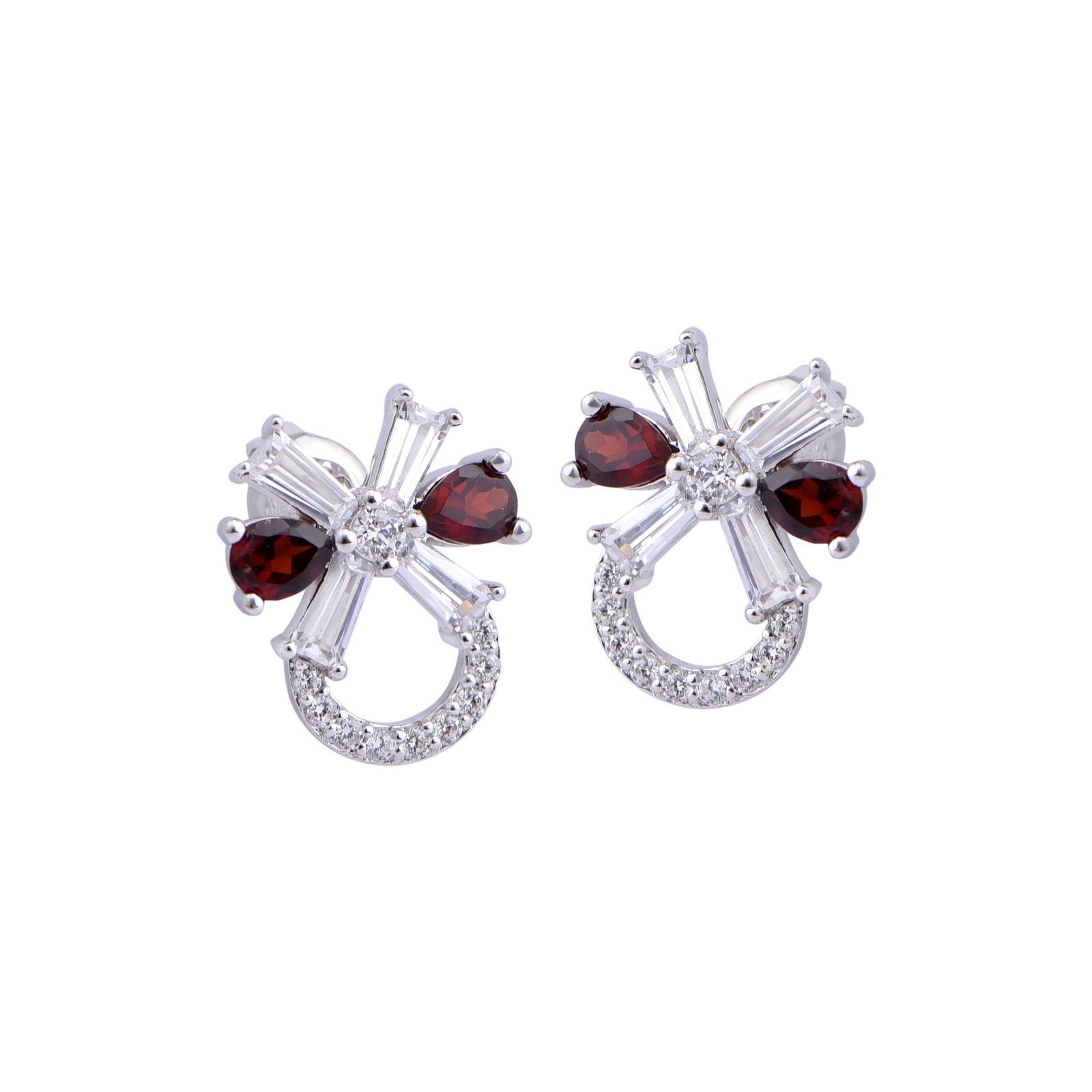 Garnet Earrings 22B059