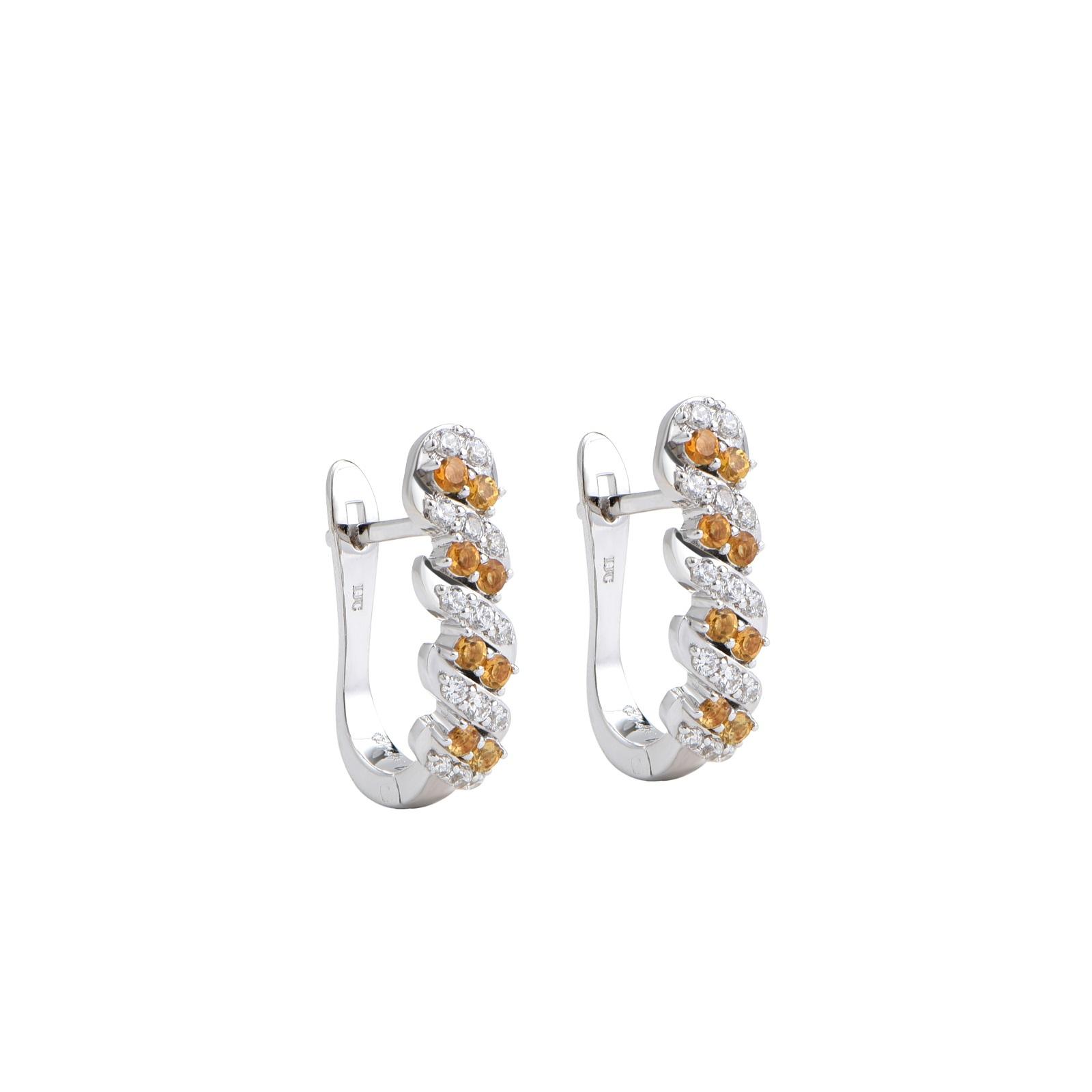 Citrine Earrings 21B.004NBV