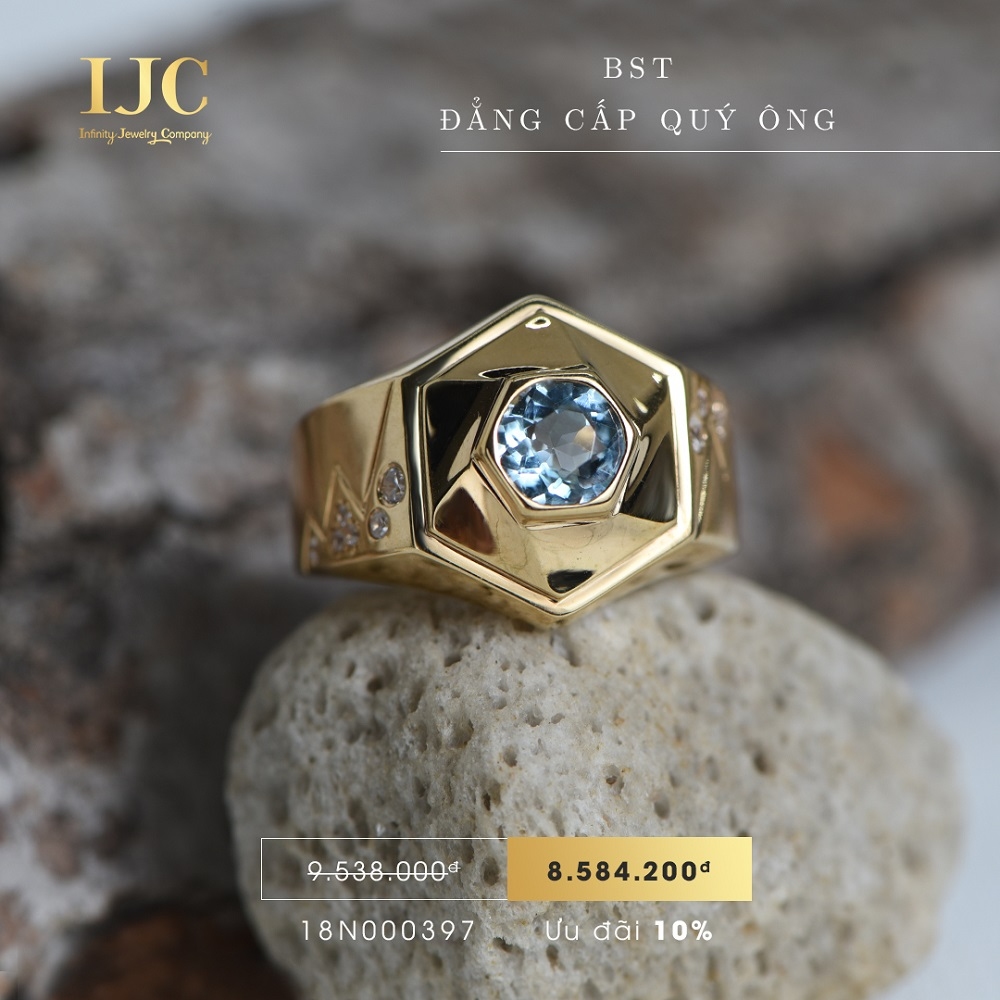 KHUYẾN MÃI 10% NHẪN NAM, GIÚP QUÝ ÔNG THÊM PHONG ĐỘ 10 Bộ sưu tập nhẫn nam “Đẳng Cấp Quý Ông”