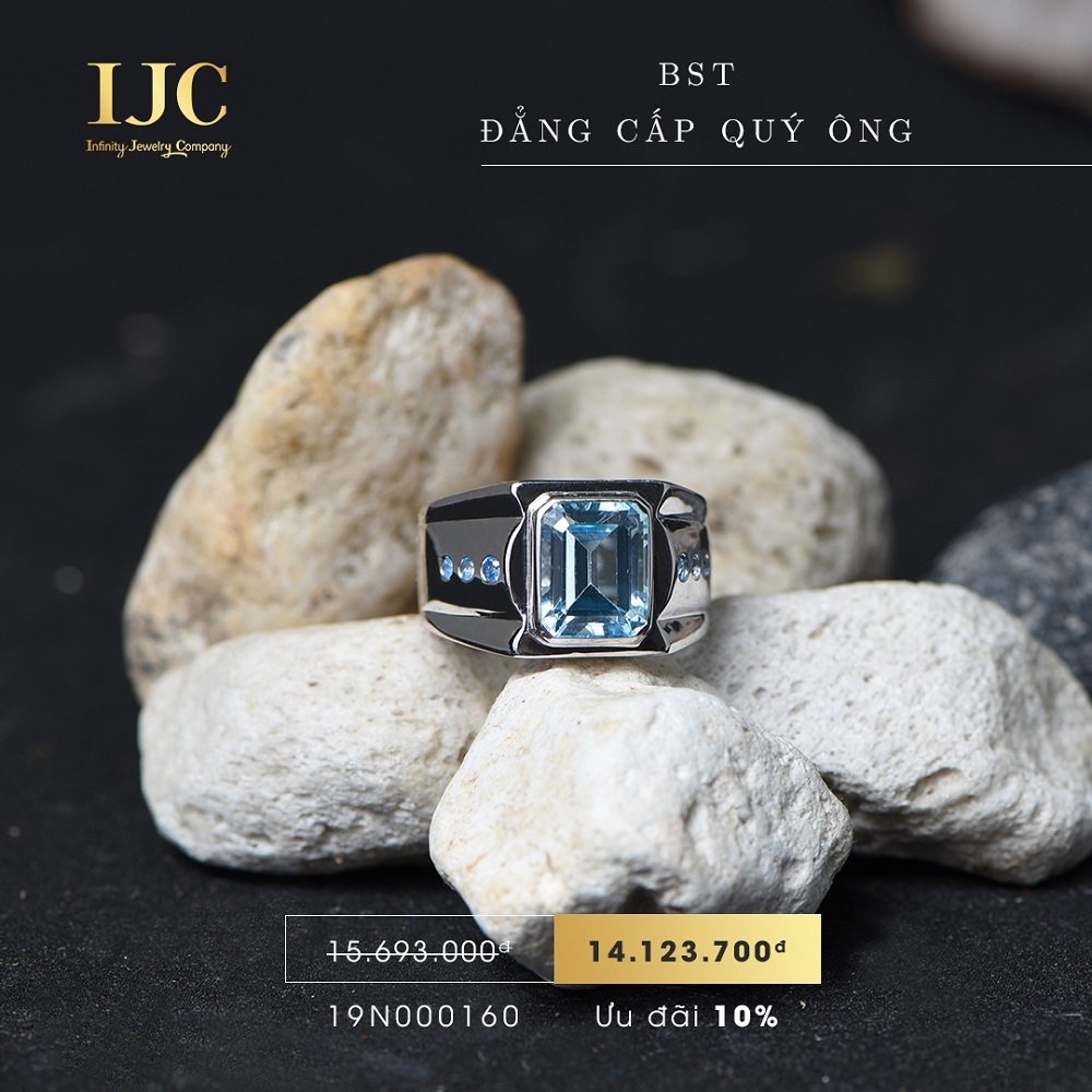 KHUYẾN MÃI 10% NHẪN NAM, GIÚP QUÝ ÔNG THÊM PHONG ĐỘ 8 Bộ sưu tập nhẫn nam “Đẳng Cấp Quý Ông”