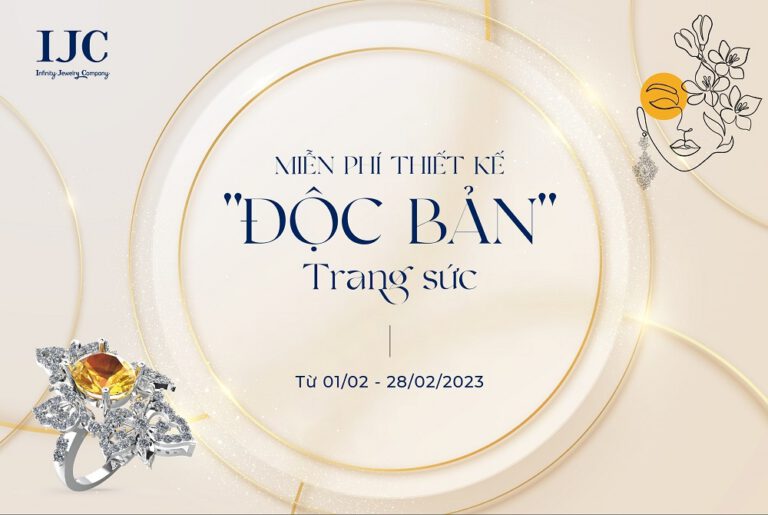 MIỄN PHÍ THIẾT KẾ, “ĐỘC BẢN” TRANG SỨC