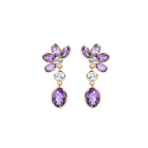 Bong tai da Amethyst 20B0184NA