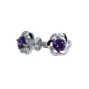 Bong tai da Amethyst 20B0605TH