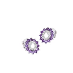 Bong tai da Amethyst 20B0772TI