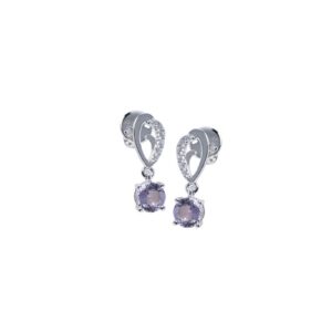 Bong tai da Amethyst 20B0993TU