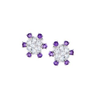 Bong tai da Amethyst 22B001NMB