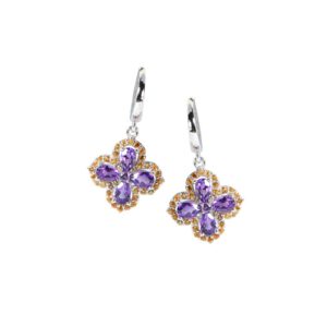 Bong tai da Amethyst EA0035C43