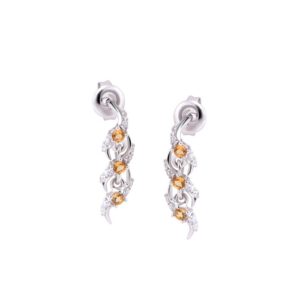 Bong tai da Citrine 21B019MBL