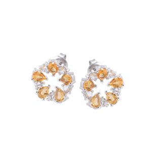 Bong tai da Citrine 21B040NMBV