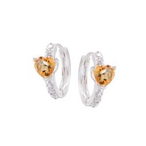 Bong tai da Citrine 21B342