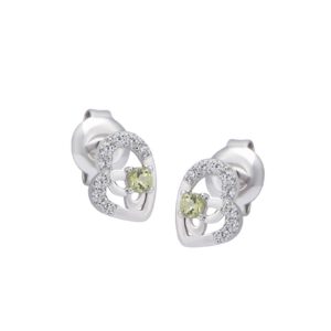Bông tai đá Peridot 23B029 30 Bong tai da Peridot 23B029