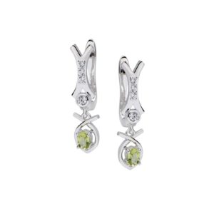 Bông tai đá Peridot 23B035 32 Bong tai da Peridot 23B035