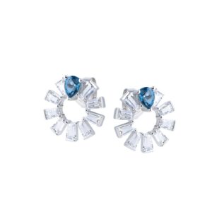 Bông tai đá Topaz 22B030 25 Bong tai da Topaz 22B030