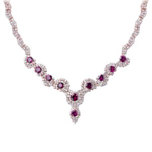 Dây liền mặt đá Rhodolite 22M.011NMBV 20 Day lien mat da Rhodolite 22M011NMBV