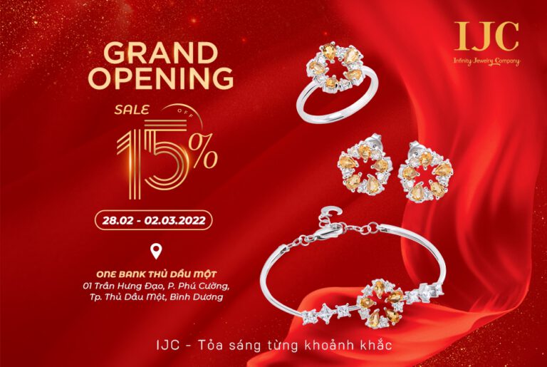 GRAND OPENING – TƯNG BỪNG ƯU ĐÃI