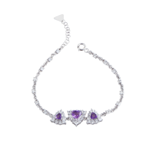 Lắc tay đá Amethyst 21L032 8 Lac tay da Amethyst 21L032