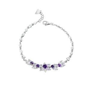 Lắc tay đá Amethyst 21L033 26 Lac tay da Amethyst 21L033