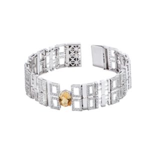 Lắc tay đá Citrine 21L.017NMBL 23 Lac tay da Citrine 21L017NMBL