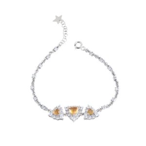 Lắc tay đá Citrine 21L032 11 Lac tay da Citrine 21L032