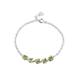 Lắc tay đá Peridot 21L047 18 Lac tay da Peridot 21L047