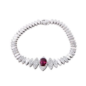 Lac tay da Rhodolite 21L030NMBL