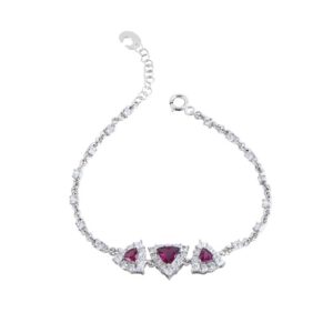 Lắc tay đá Rhodolite 21L032 10 Lac tay da Rhodolite 21L032
