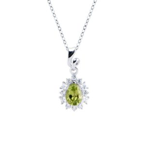 Mặt dây đá Peridot 22M163 12 Mat day da Peridot 22M163