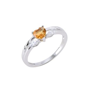 Nhan da Citrine 22N106