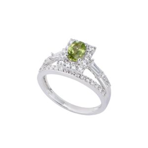 Nhẫn đá Peridot 22N270 10 Nhan da Peridot 22N270