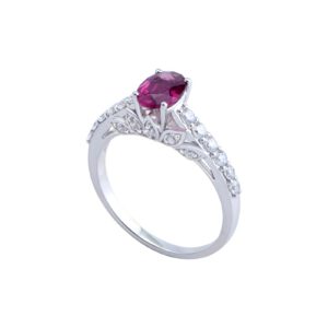 Nhẫn đá Rhodolite 21N423 3 Nhan da Rhodolite 21N423