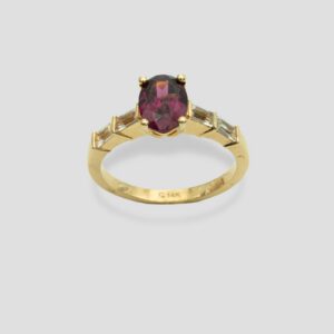 Nhan da Rhodolite QR0175 1 1