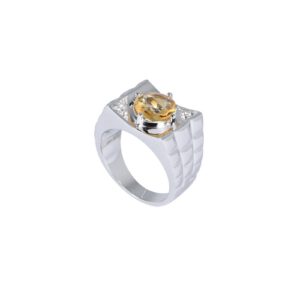Nhan nam da Citrine 20NN0226TY
