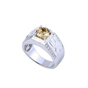 Nhan nam da Citrine 21NN034