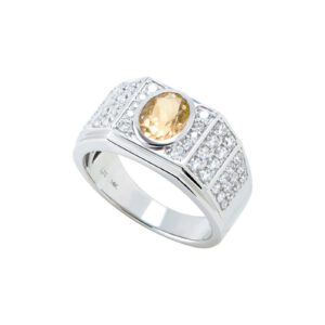 Nhan nam da Citrine 21NN098