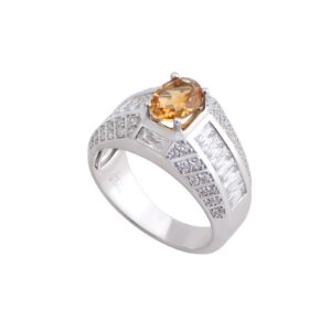 Nhan nam da Citrine 21NN100