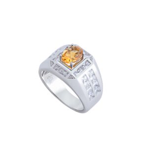 Nhan nam da Citrine 21NN106