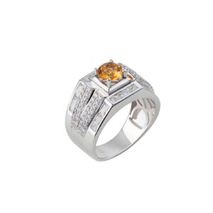 Nhan nam da Citrine 21NN114