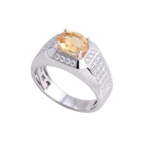 Nhan nam da Citrine 22NN006