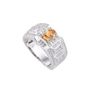 Nhan nam da Citrine 22NN025