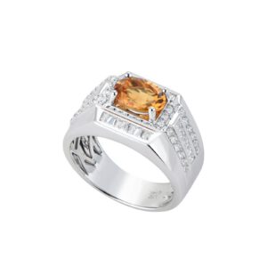 Nhan nam da Citrine 22NN037