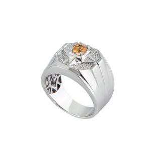 Nhan nam da Citrine 22NN090